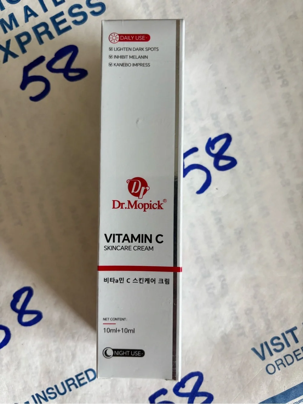 Dr. Mopick Vitamin C Skincare Cream/10ml+10ml/ Night Use